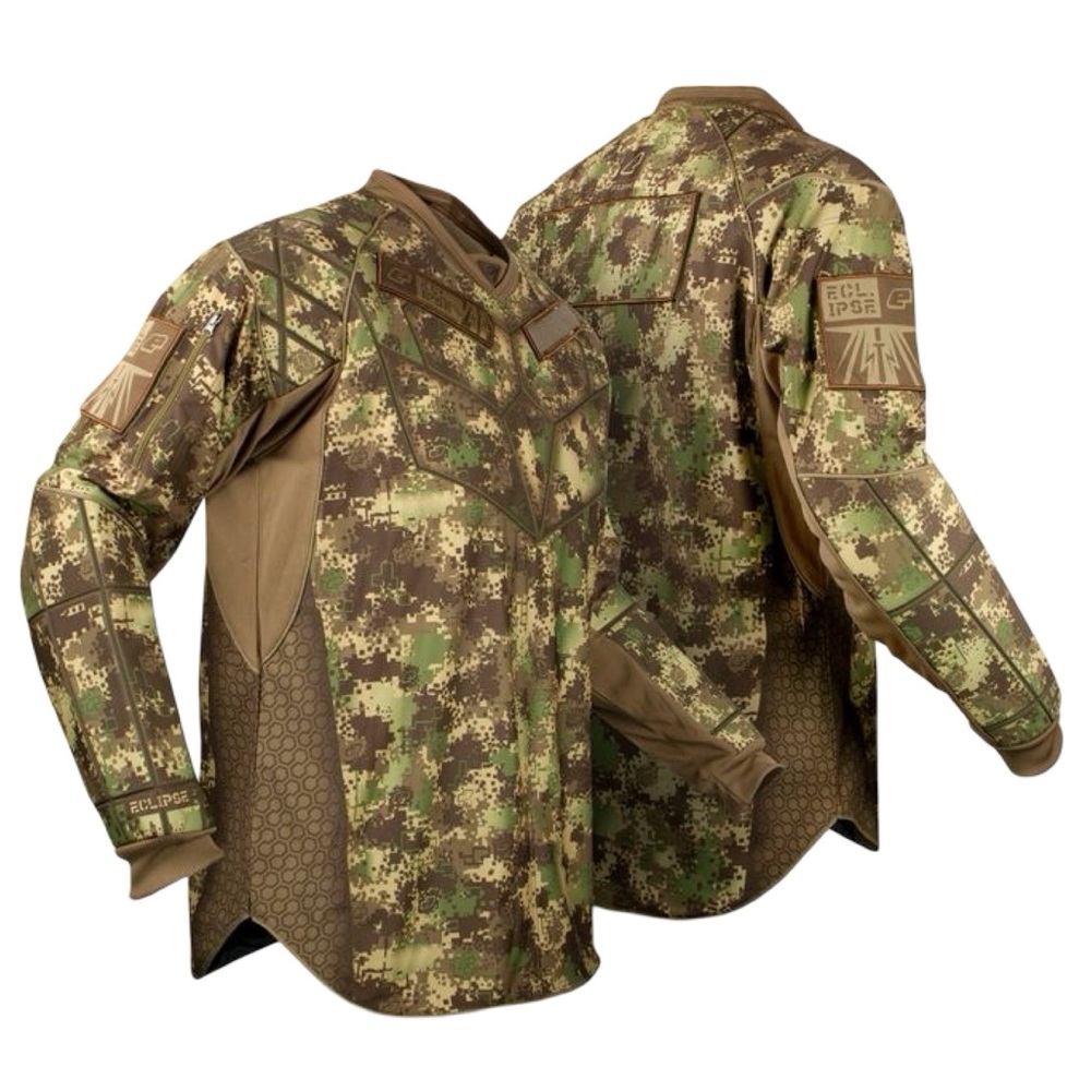 Planet Eclipse HDE Camo Paintball Jersey - Size Large